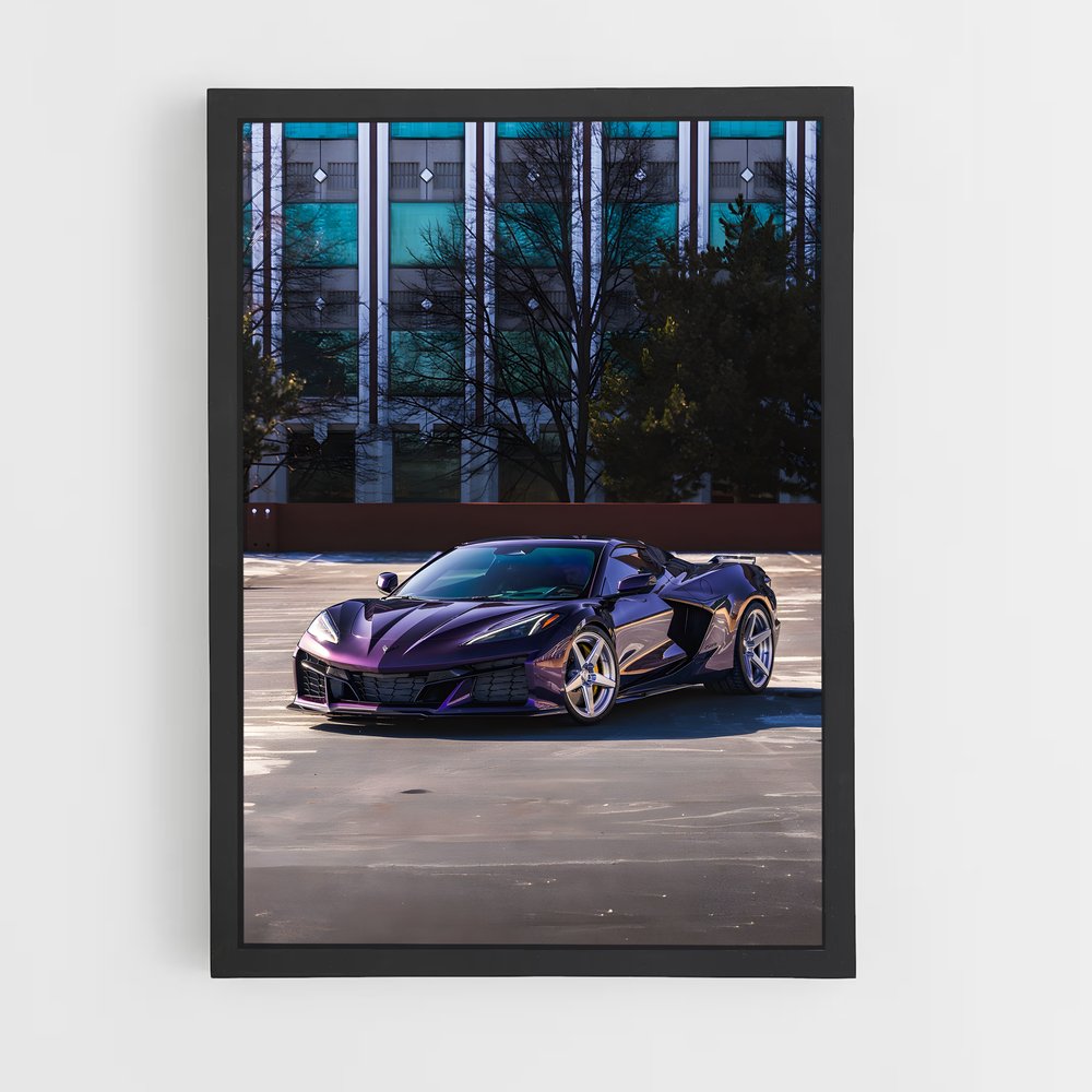 Poster Purple Dream Machine – affiche Chevrolet (vue 2)
